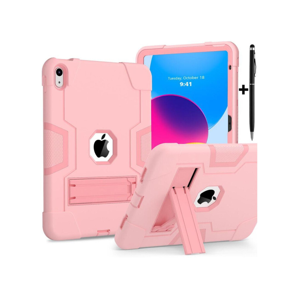 Ipad 10Th Generation Case, Ipad 10Th Generation Case 2022, Protective Case For Ipad 10Th Generation With Kickstands + Stylus Pen, Shockproof Cover For 609808288391