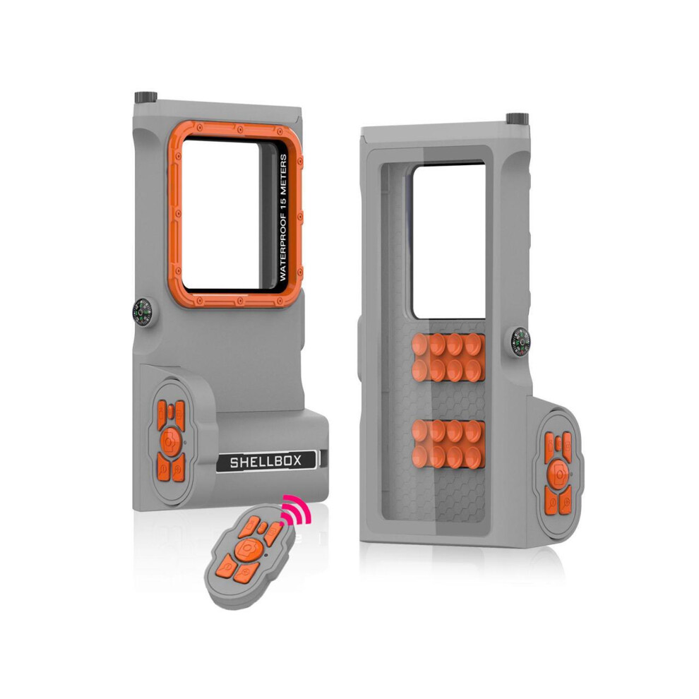 Photos - Case  Diving Phone  with Bluetooth Remote Control, Universal Cell Phone Waterproof  for Surfing Swimming Snork[50 ft/15m]