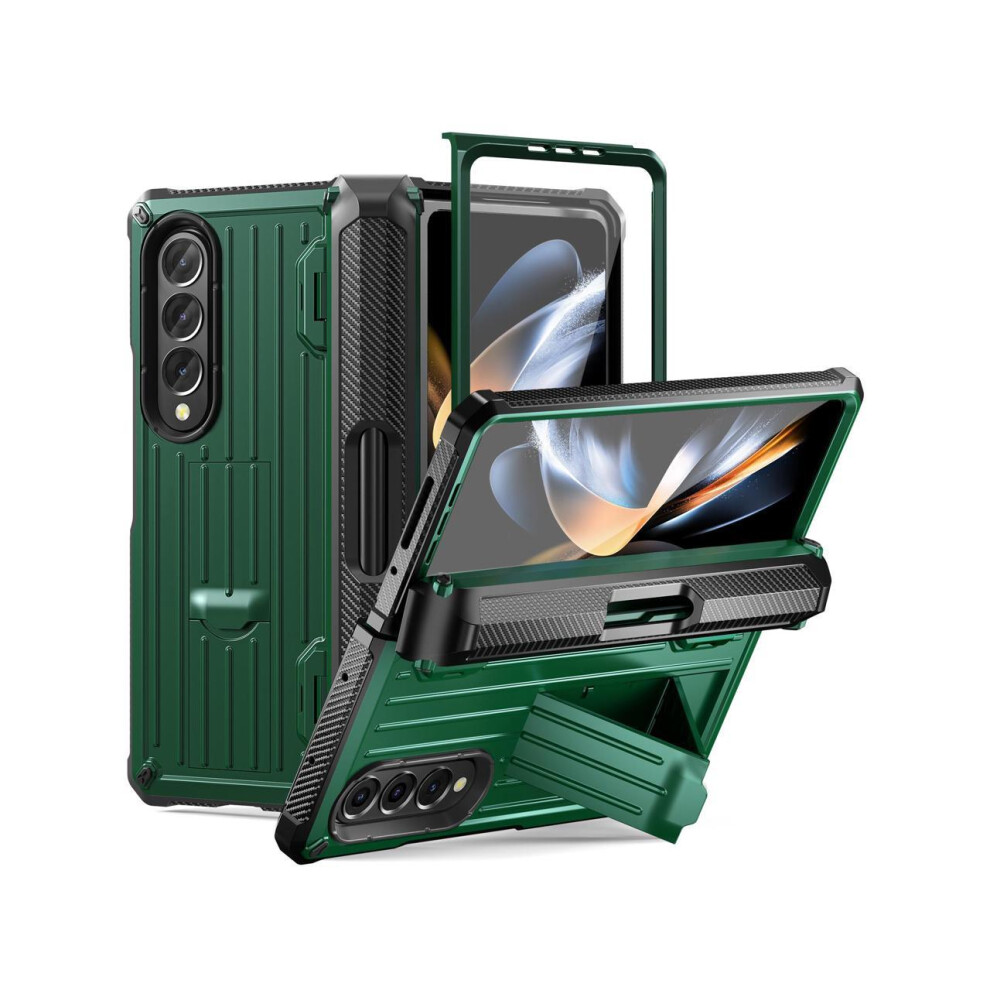 Case For Samsung Galaxy Z Fold 4 2022 5G, Military-Grade Full-Body Shockproof Bumper Case Cover With Built-In Screen Protector & Kickstand & S Pen Sl 609808288674