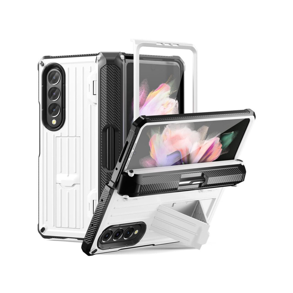 Case For Samsung Galaxy Z Fold 3 5G 2021, Military-Grade Full-Body Shockproof Bumper Case Cover With Built-In Screen Protector & Kickstand & S Pen Sl 609808288698