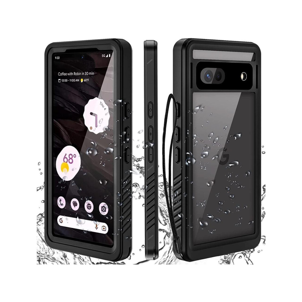 Compatible For Google Pixel 7A Case Waterproof, Built-In Hd Clear Screen Protector, 360 Degree Shockproof Dustproof Bumper, Full Protective Waterproof 609808288995