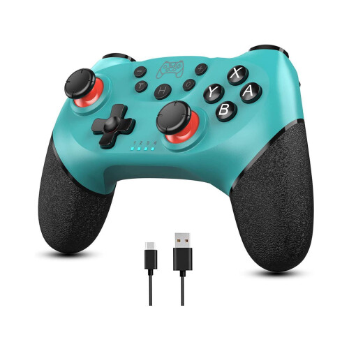 Switch Controller, Wireless Pro Controller Compatible for Nintendo Switch Bluetooth Switch Controller, PC Game Controller Supports Gyro Axis Turbo and 1
