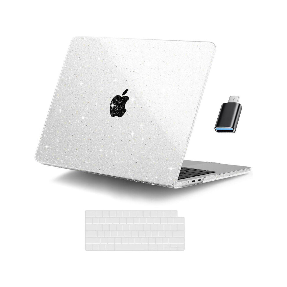 Compatible With Macbook Air 15 Inch Case 2023 A2941 M2 Chip Liquid Retina Display Touch Id, Plastic Hard Case With Keyboard Skin & Screen Protector & 609808289350