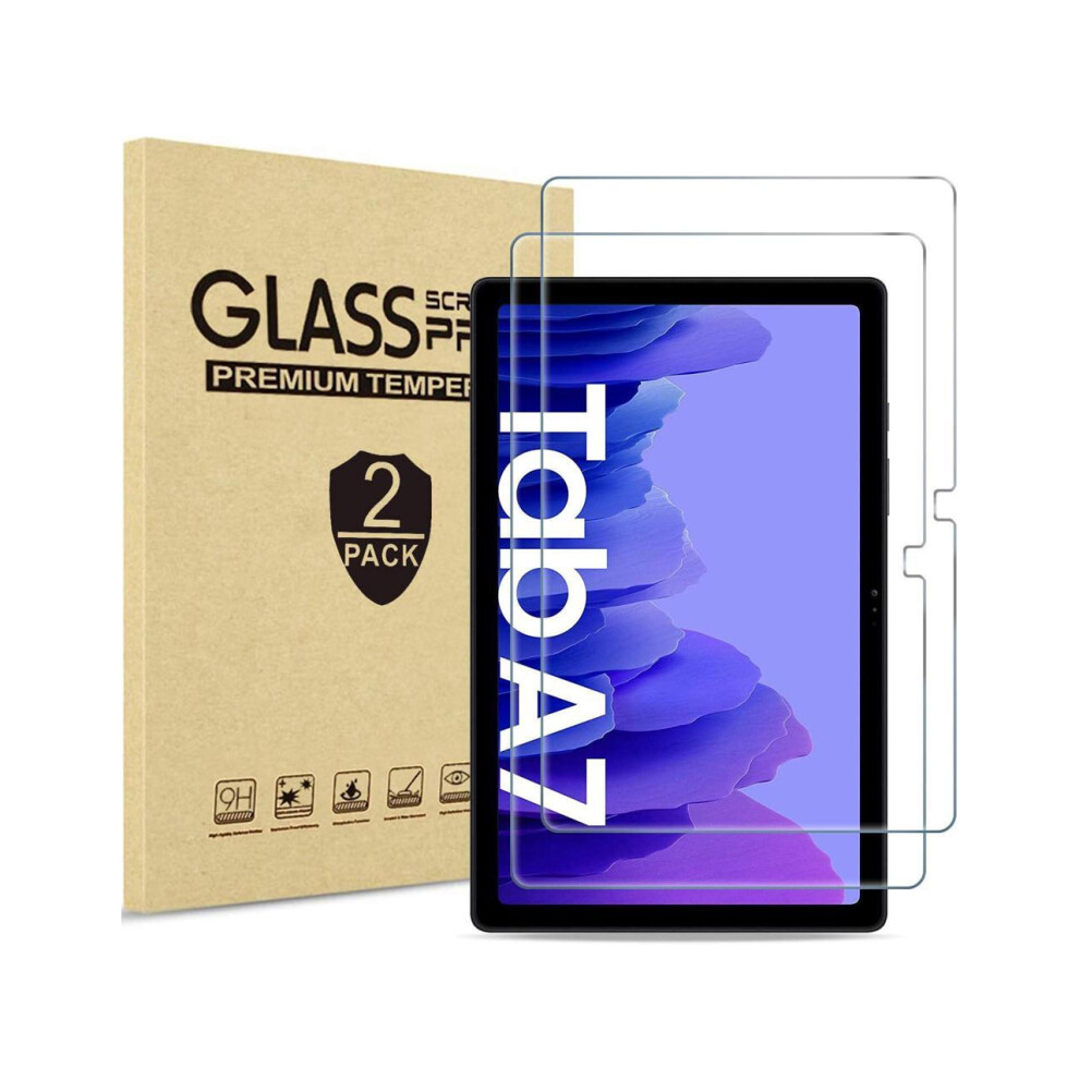 [2-Pack] Screen Protector For Samsung Galaxy Tab A7 10.4 Inch 2022 2020 Model Sm-T509 T500 T503 T505 T507 Tempered Glass Screen Protector Film, S-Pen 609808291650