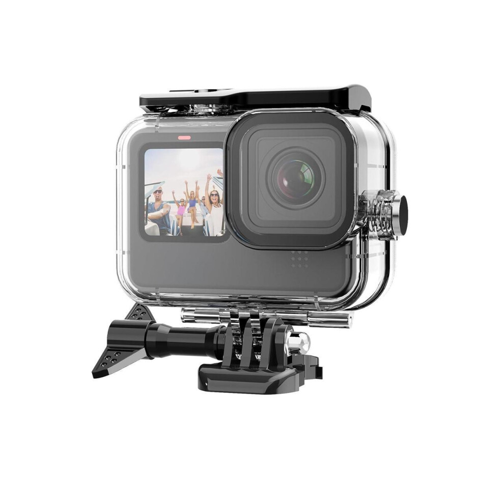 Waterproof Case For Gopro Hero 12 Hero 11 Hero 10 Hero 9 Underwater Dive Case Housing Shell Supports 60M/196Ft Deep Diving Scuba Snorkeling Wit Black 609808292213