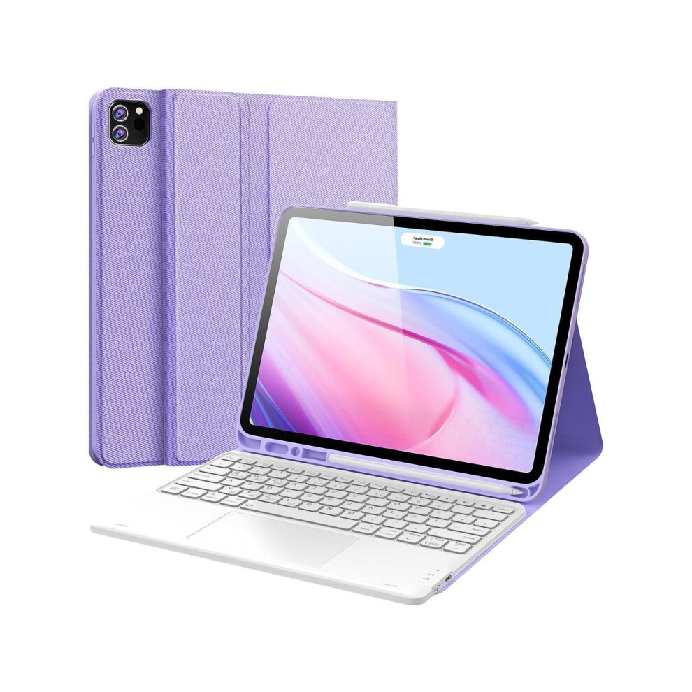 Touchpad Keyboard Case For Huawei Matepad 11 Inch 2023, Smart Folio Cover With Pencil Holder, Magnetic Detachable Wireless Bluetooth Keyboard 609808292329