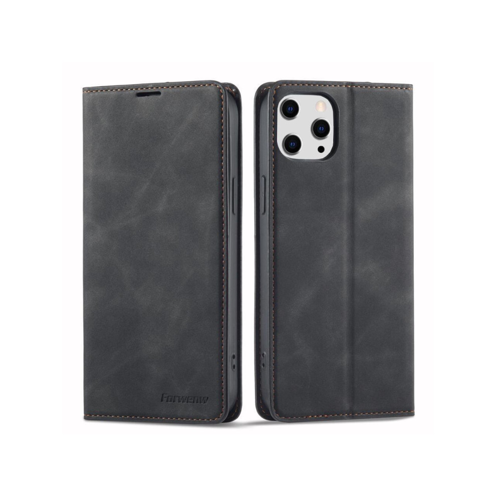 Case For Iphone 15 Pro 6.1 Inch Premium Pu Leather Cover With Card Holder Kickstand Shockproof Flip Wallet Cover 609808291520