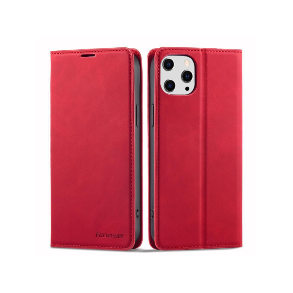 Case For Iphone 15 Pro 6.1 Inch Premium Pu Leather Cover With Card Holder Kickstand Shockproof Flip Wallet Cover 609808291551