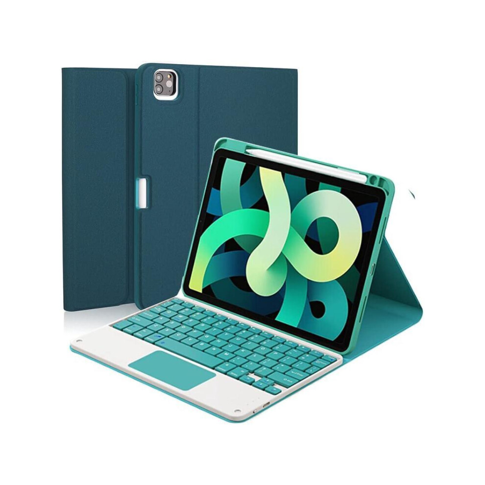 Touchpad Keyboard Case For Ipad 10Th Generation 10.9 Inch 2022 A2696 A2757 A2777 Smart Stand Cover With Detachable Wireless Magnetic Keyboard, Pencil 609808292930