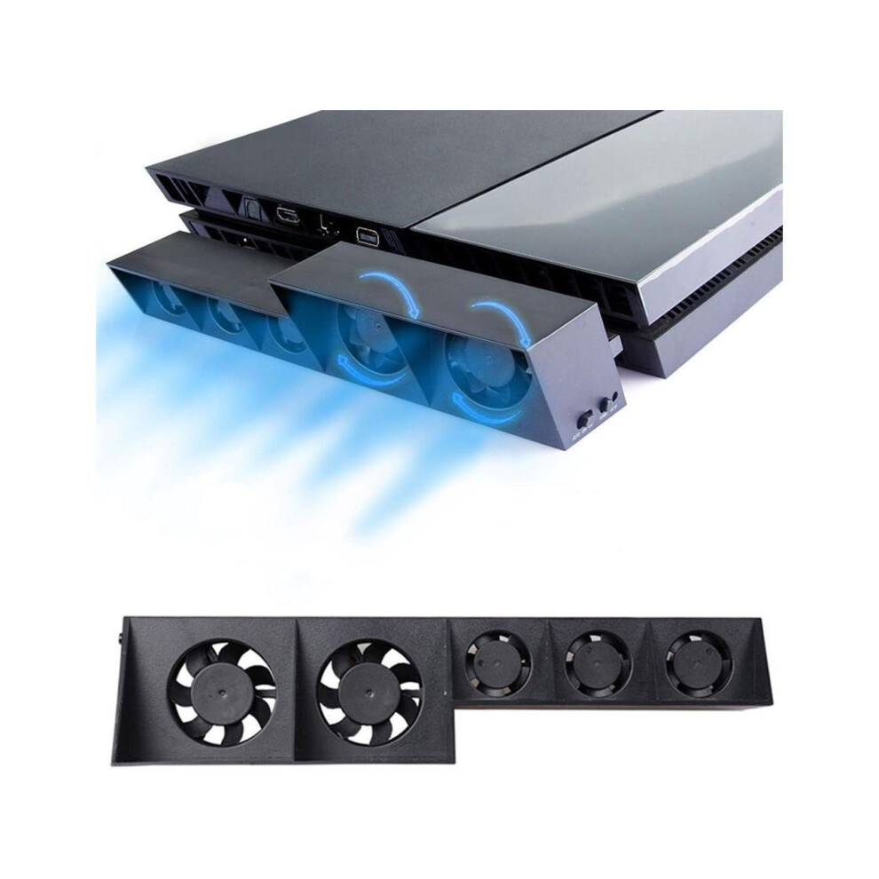 Ps4 Automatic Cooling Fan, External Turbo Usb Cooler Fan, Automatic Temperature Sensor Control Heat Dissipation For Playstation 4 609808293524