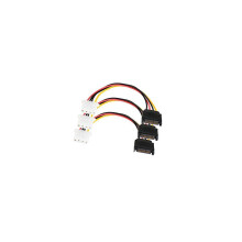 SATA to LP4 Power Cable, 3 Pack SATA Female to Molex IDE 4 Pin Male Adapter Extension Hard Drive Power Supply Cable