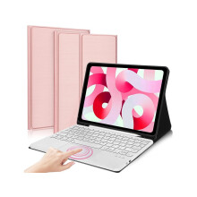 Keyboard Case for iPad Mini 5 4 3 2 1 - Touchpad Detachable Keyboard with Pencil Holder - Slim Leather Folio Smart Cover for iPad Mini 5th 2019 - iPad