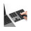 Bluetooth Number Pad, Aluminum Rechargeable Wireless Numeric Keypad Slim 34-Keys External Numpad Keyboard Data Entry Compatible for Macbook, MacBook A 2