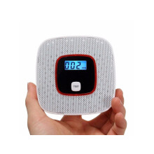 Carbon Monoxide Detector Alarm with Voice Warning Battery Operated for Home, Travel Portable CO Alarm Sensor with Digital Display