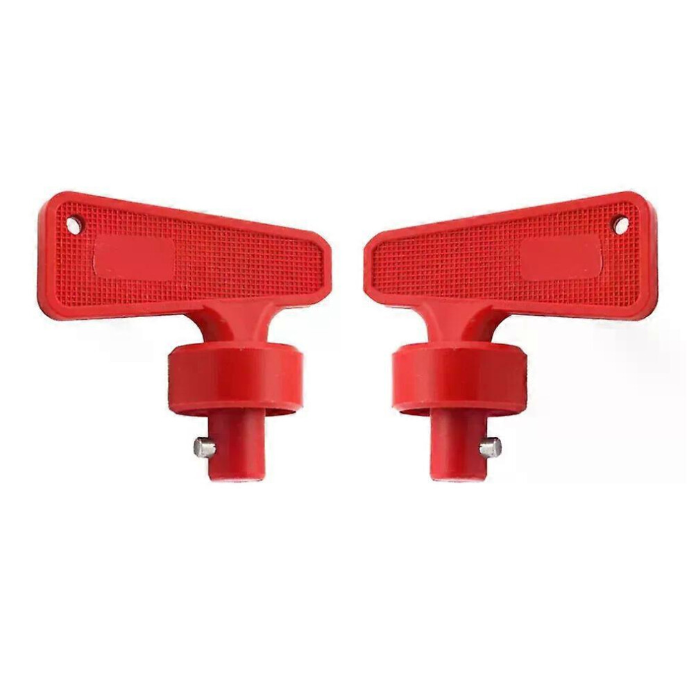 Lot de 2 clés de rechange pour interrupteur de batterie de voiture, coupe-circuit, sectionneur, pour