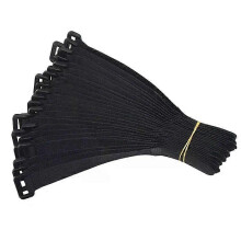 10 Stücke 2*20 cm Wiederverwendbare Befestigungs Fahrrad Krawatte Mit Schleife Langlebig Multil Zweck