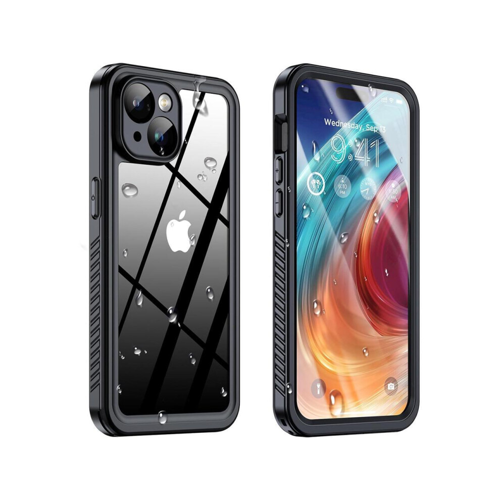 For Iphone 15 Case Waterproof, Shockproof [Ip68 Waterproof] [Built-In Screen & Lens Protector][Dustproof] [Real 360] Full Body Heavy Duty Rugged Prot 609808297072