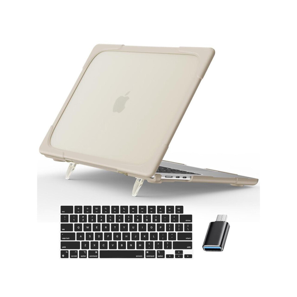 Compatible With Macbook Air 15 Inch Case 2023 Release A2941 M2 Chip With Liquid Retina Display Touch Id, Heavy Duty Rugged Hard Shell Shockproof Cover 609808296778