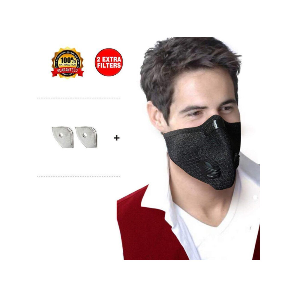 Allergy Mask Anti Pollution Mask Respirator Pollen Mask With Activated Carbon Dust Mask Anti Allergy Woodworking Dust Mask, Running Mask Anti Fume Mas 609808297522