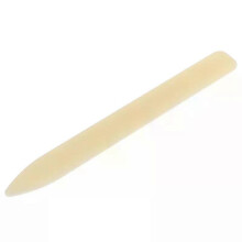 Plioir en os naturel KiWarm 15 cm pour marquer, plier, froisser, papier, cuir, artisanat fait main