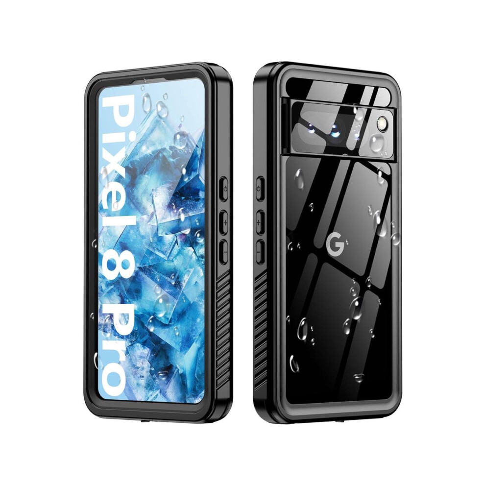 For Google Pixel 8 Pro Case Waterproof, Pixel 8 Pro Case With Built-In Screen&Camera Protector,360 Full Body Protection Dustproof Shockproof Anti-Scr 609808298093