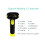 USB Barcode Scanner with Stand Automatic Sensing 1D Handheld Wired Laser Bar Code Reader Portable Hand Bar Code Scanner Fast Auto Scan for Warehouse R 6