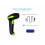 2D Wireless Barcode Scanner 2-in-1 433Mhz wireless & USB 2.0 Wired 1D QR PDF417 Data Matrix Bar Code Scanner Cordless CMOS Image Barcode Reader for Mo 6
