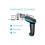 2D Wireless Barcode Scanner 2-in-1 433Mhz wireless & USB 2.0 Wired 1D QR PDF417 Data Matrix Bar Code Scanner Cordless CMOS Image Barcode Reader for Mo 7