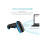 2D Wireless Barcode Scanner 2-in-1 433Mhz wireless & USB 2.0 Wired 1D QR PDF417 Data Matrix Bar Code Scanner Cordless CMOS Image Barcode Reader for Mo 6