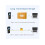 Wireless Barcode Scanner 1D Cordless Data Collector Handheld Portable Data Terminal Inventory Device USB Laser Barcode Scanner with LCD Screen 6