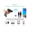 2-in-1 USB Wired & 2.4G Wireless Barcode Scanner CMOS Image Barcode Reader 1D 2D QR PDF417 Data Matrix Code Scanner Cordless Barcode Scanner for Super 3