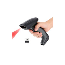 2-in-1 USB Wired & 2.4G Wireless Barcode Scanner CMOS Image Barcode Reader 1D 2D QR PDF417 Data Matrix Code Scanner Cordless Barcode Scanner for Super
