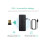 1D 2D QR Wireless Barcode Scanner Compatible with Bluetooth Function & Wired Connection Portable CCD PDF417 Data Matrix Bar Code Reader for Mobile Pay 3