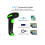 Wireless 1D 2D Barcode Scanner 3 in 1 Compatible with Bluetooth & 2.4GHz Wireless & Wired 1D 2D Bar Code Reader with Stand Datamatrix PDF417 QR Bar C 3