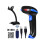 Wireless 2D Barcode Scanner 2 in 1 2.4GHz Wireless & USB 2.0 Wired 1D 2D Barcode Reader with Stand Datamatrix PDF417 QR Bar Code Scanner for Mobile P 1