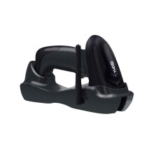 Wireless Barcode Scanner with USB Cradle Receiver Charging Base 433MHz Handheld 1D Cordless Laser Barcode Reader Portable Bar Code Scanning for Retail