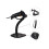 Werleo Barcode Scanner 1D USB Handfree Automatic Barcode Scanner Reader Wired Handheld Barcode Scanner POS Scanning Reader with Adjustable Stand Holde 3