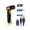 Wireless 2.4G Barcode Scanner 2-in-1 2.4G Wireless & USB 2.0 Wired 1D Bar Code Scanner Cordless Handheld Barcode Reader for Macbook Windows Quickbooks 2