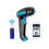 2D Wireless Barcode Scanner 2-in-1 433Mhz wireless & USB 2.0 Wired 1D QR PDF417 Data Matrix Bar Code Scanner Cordless CMOS Image Barcode Reader for Mo 2