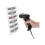 Werleo Barcode Scanner 1D USB Handfree Automatic Barcode Scanner Reader Wired Handheld Barcode Scanner POS Scanning Reader with Adjustable Stand Holde 6