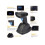 Wireless Barcode Scanner 1D 2D with USB Cradle Charging Base Handheld Bar Code Reader Bar Code Scanner Automatic Sensing Fast Precise Scanner 8
