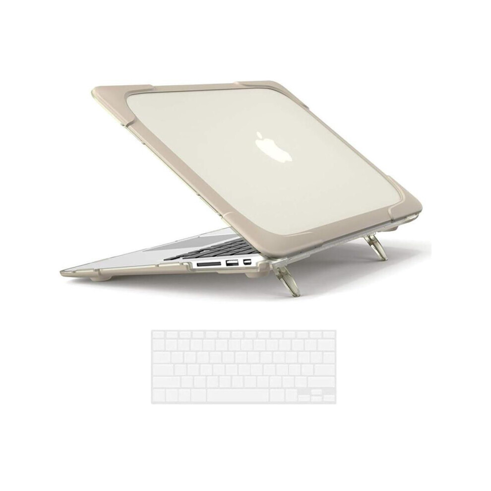 Laptop Case For Macbook Air 13 Inch Case A1466 A1369 (2010-2017 Release), Hard Plastic Bumper Protective Cover Shell With Kickstand, Keyboad Cover Ski 609808299502