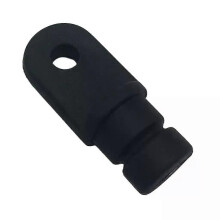 Kit di accessori per tendalino parasole per barca marina, estremità interne in nylon da 3/4, nero