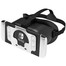 Upgraded VR Headset for Nintendo Switch & Switch OLED Model, Switch Virtual Reality Glasses with Adjustable HD Lenses and Comfortable Head Strap, Labo