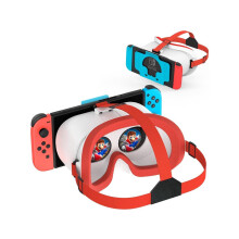 Upgraded VR Headset for Nintendo Switch & Switch OLED Model, Switch Virtual Reality Glasses with Adjustable HD Lenses and Comfortable Head Strap, Labo