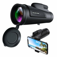Monocular Telescope 12x50 High Power Waterproof Monocular Scope with Phone Mount & Hose Tripod Monocular Compact Fogproof Scope BAK4 Prism FMC Monocul