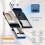 USB 3.0 Micro SD Card Reader, 5Gbps 2-in-1 SD Card Reader to USB Adapter, Wansurs Memory Card Reader for SDXC, SDHC, MMC, RS-MMC, Micro SDXC, Micro SD 5