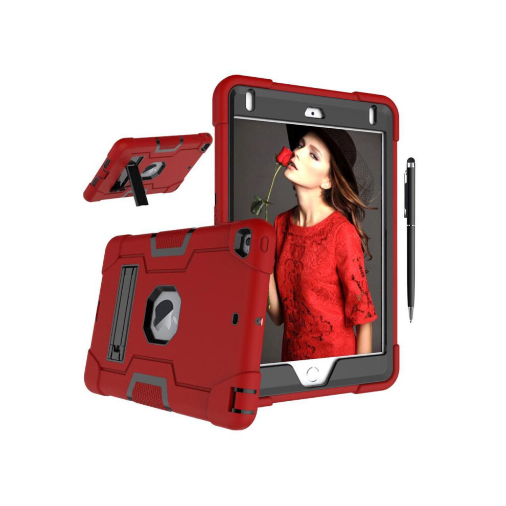Case For Ipad Mini 5 2019, Ipad Mini 4 2015 With Kickstand, Heavy Duty Shockproof Protective Cover With Stylus Pen 609808302660