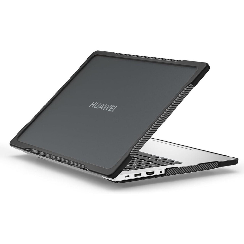 For Huawei Matebook D14 / D14se 2023 2024 Case Heavy Duty Rugged Full Shockproof Protective Cover, Dual Layer Laptop Transparent Hard Shell Case With 609808303513