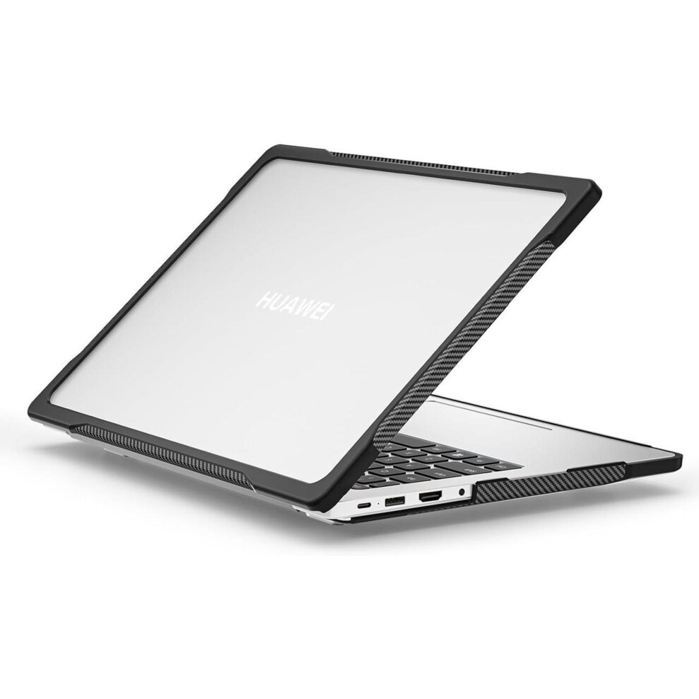 For Huawei Matebook D14 / D14se 2023 2024 Case Heavy Duty Rugged Full Shockproof Protective Cover, Dual Layer Laptop Transparent Hard Shell Case With 609808303520